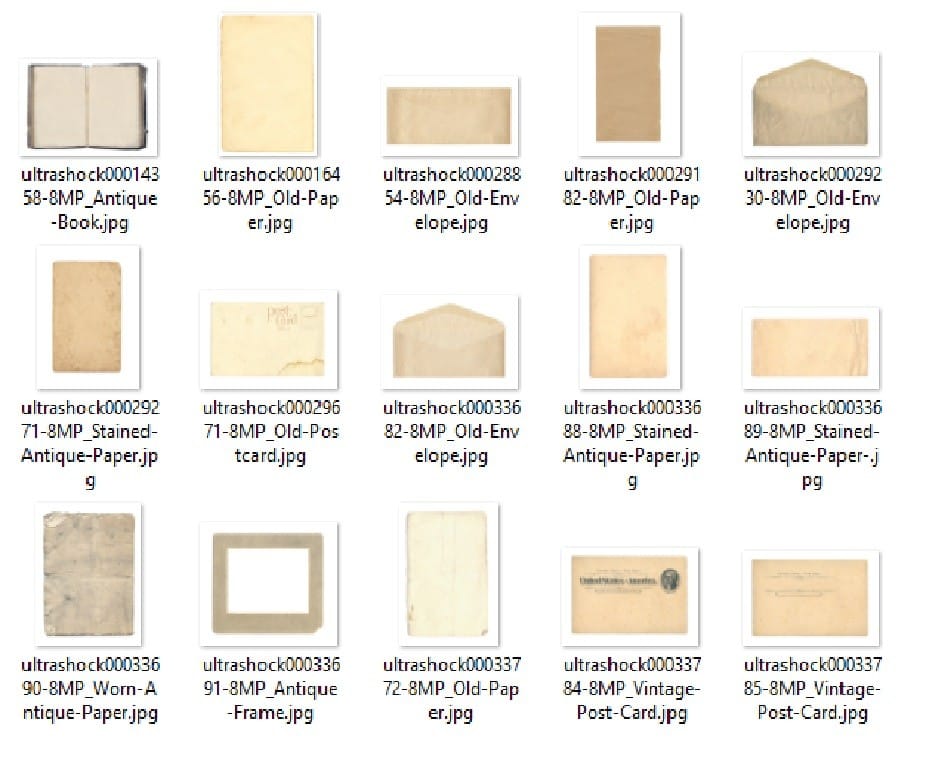 Eskitilmiş Defter, Kitap, Zarf