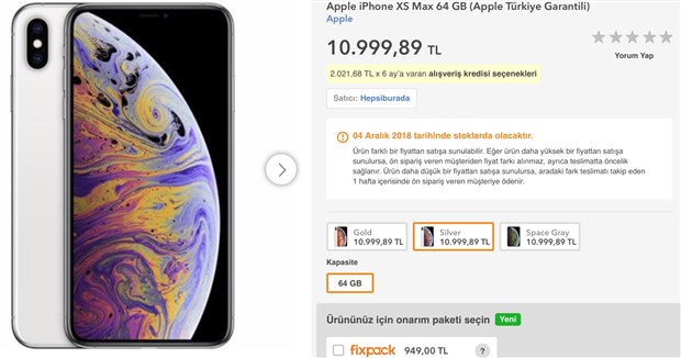 iPhone Xs Türkiye fiyatı açıklandı